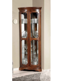 VETRINA  ANGOLO 2 PORTE  ALTA  CON  VETRI