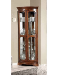 VETRINA  ANGOLO 2 PORTE  ALTA  CON  VETRI