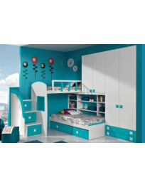 CAMERETTA ANGOLARE CON DUE LETTINI