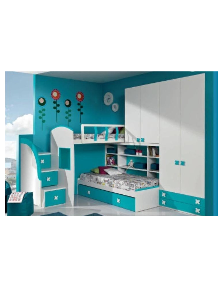 CAMERETTA ANGOLARE CON DUE LETTINI