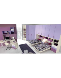 CAMERETTA A PONTE COLOR MIRTILLO