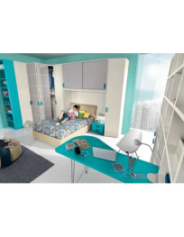 CAMERETTA CON ARMADIO AD ANGOLO