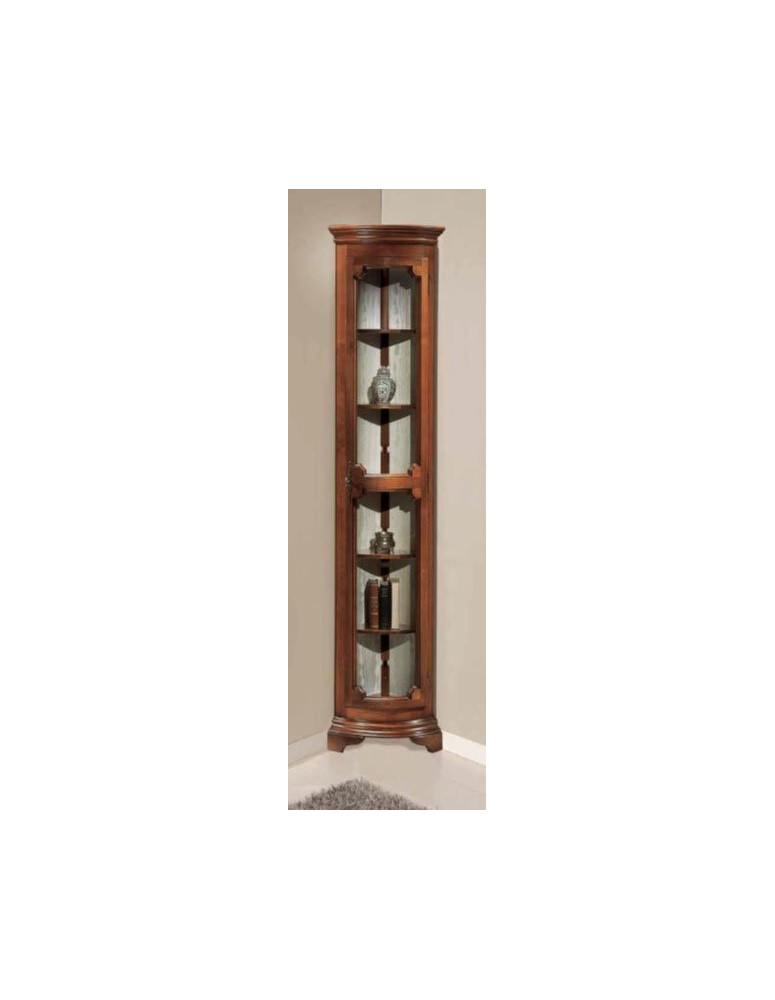 VETRINA  ANGOLO 1 PORTA  CON  VETRI