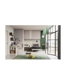 CAMERETTA A PONTE CON DUE ANTE SCORREVOLI PIU CABINA ARMADIO