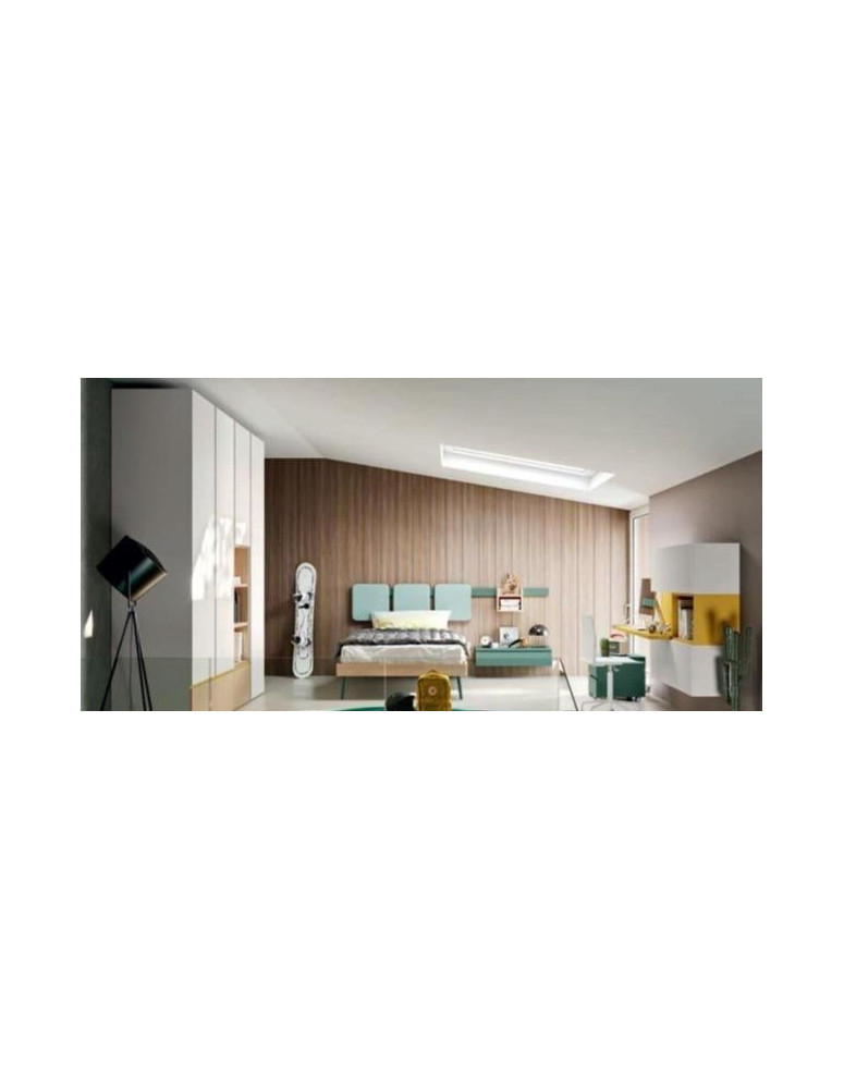 CAMERETTA CON ARMADIO E SCRIVANIA