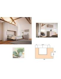 CAMERETTA A PONTE CON LETTO MATRIMONIALE