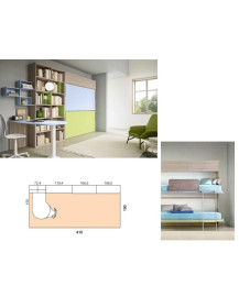 CAMERETTA CON 2 LETTI A SCOMPARSA