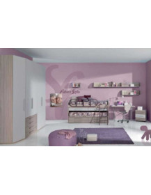 CAMERETTA CON ARMADIO LINEARE