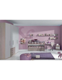 CAMERETTA CON ARMADIO LINEARE