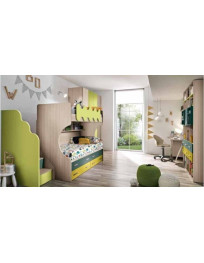 CAMERETTA  ANGOLO CON DUE LETTINI CON SETTIMINO