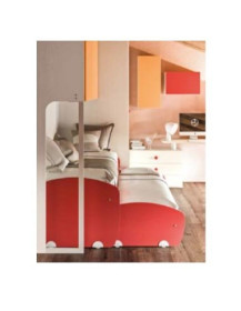 CAMERETTA A PONTE CON 2 LETTINI E SCRIVANIA