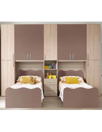 CAMERETTA A PONTE CON DUE LETTINI