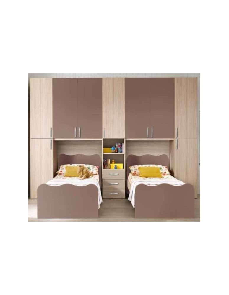 CAMERETTA A PONTE CON DUE LETTINI