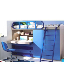 CAMERETTA CON SOPPALCO E POSTAZIONE LAVORO