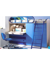 CAMERETTA CON SOPPALCO E POSTAZIONE LAVORO