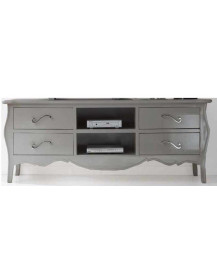 CASSAPANCA 4 CASSETTI PORTA TV 2 VANI A GIORNO LACCATA