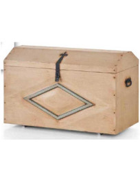 BAULE  INTAGLIATO MASSELLO.