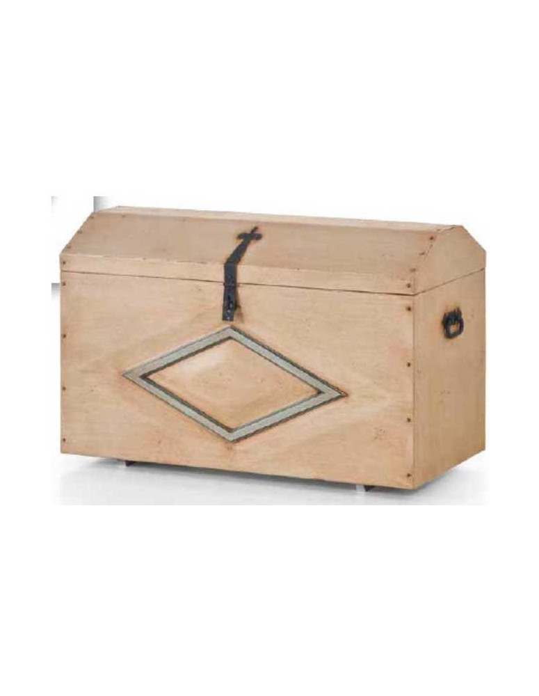 BAULE  INTAGLIATO MASSELLO.