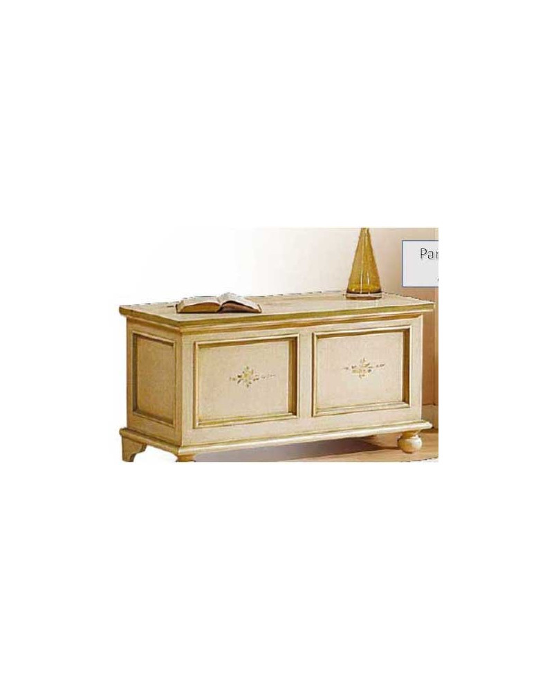 CASSAPANCA IN MASSELLO LACCATA IN AVORIO