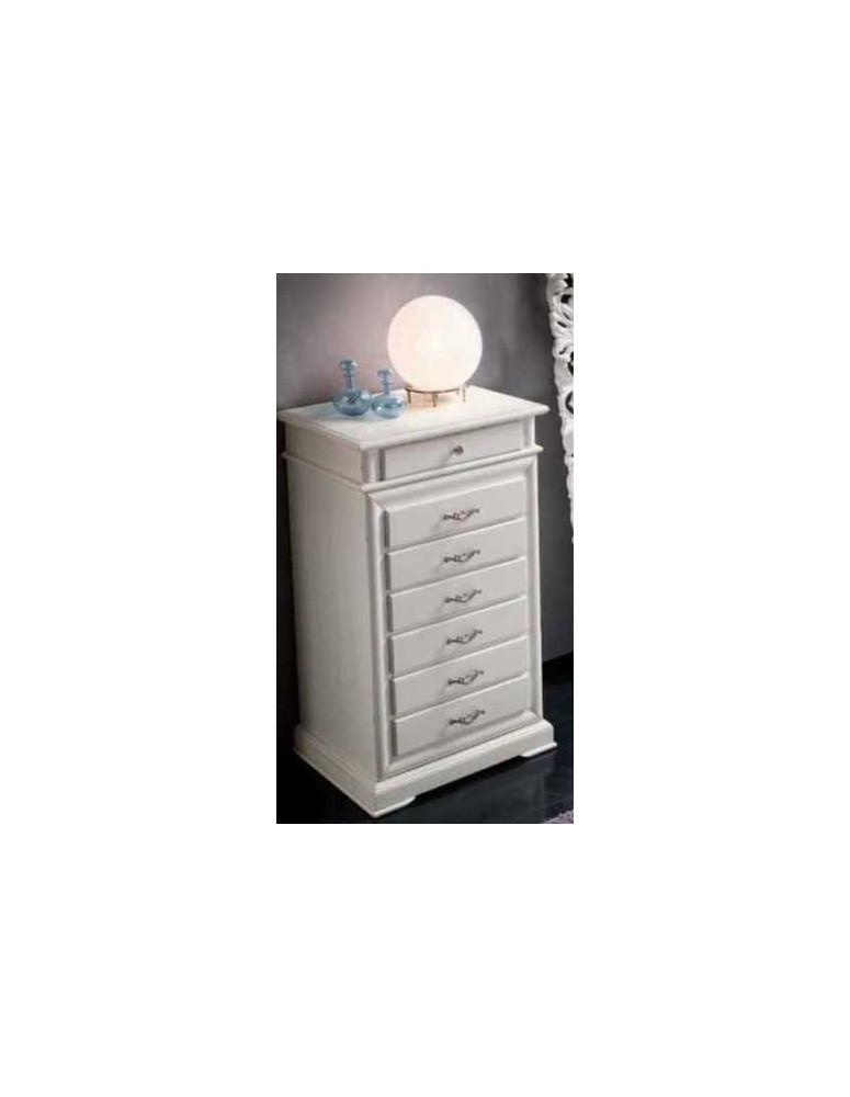 CASSETTIERA 7 CASSETTI VERNICIATA