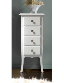 CASSETTIERA 4 CASSETTI LACCATA