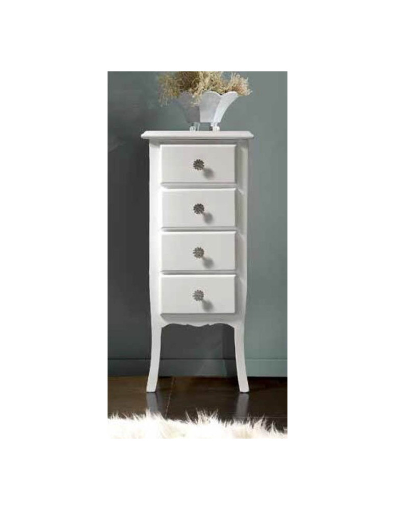 CASSETTIERA 4 CASSETTI LACCATA