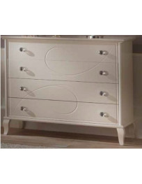 COMO 4 CASSETTI LACCATI OPACO