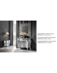 COMO BOMBATO + SPECCHIERA + COMODINO BOMBATO