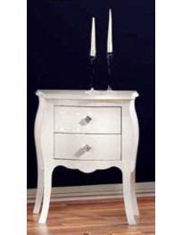 COMODINO BOMBATO 2 CASSETTI