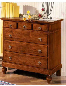 COMONCINO  6 CASSETTI. VERNICIATO