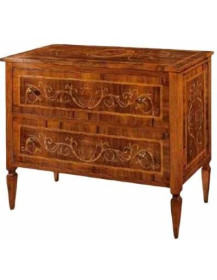 COMONCINO 2 CASSETTI INTARSIATO