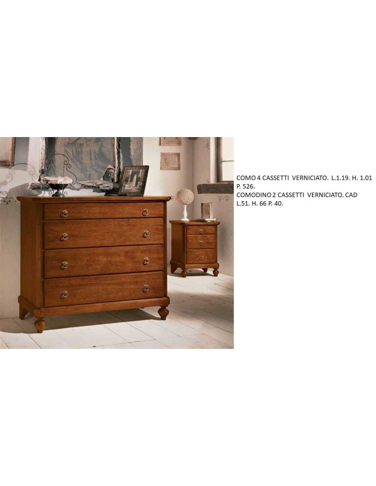 COMODINO + COMO VERNICIATO