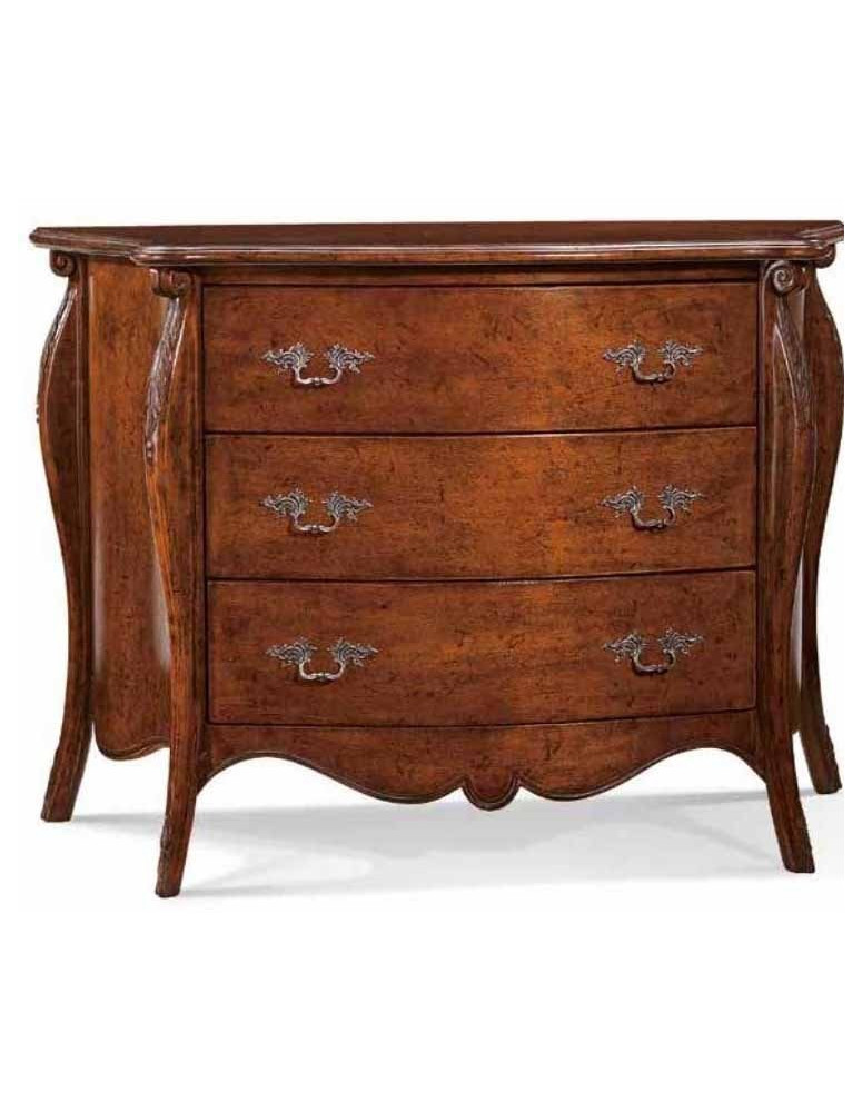 COMO 3 CASSETTI VERNICIATO