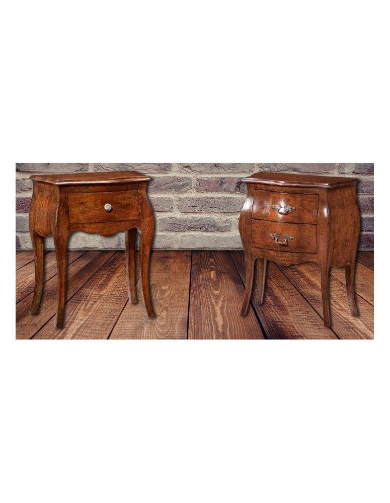 COMODINI BOMBATO 1/2 CASSETTI