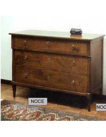 COMO 3 CASSETTI NOCE