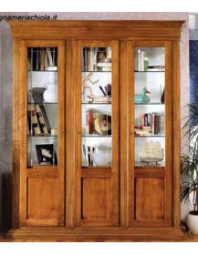 VETRINA 3 ANTE A VETRI MOLATI