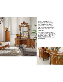 TOILETTE 9 CASSETTI SAGOMATO CON INTAGLI