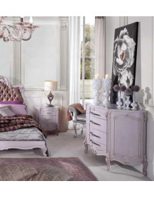 COMO 4 CASSETTI SAGOMATO CON INTAGLI