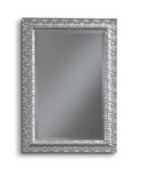 SPECCHIERA ARGENTO CON VETRO MOLATO
