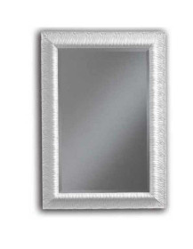 SPECCHIERA BIANCA CON VETRO MOLATO