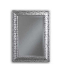 SPECCHIERA ARGENTO CON VETRO MOLATA