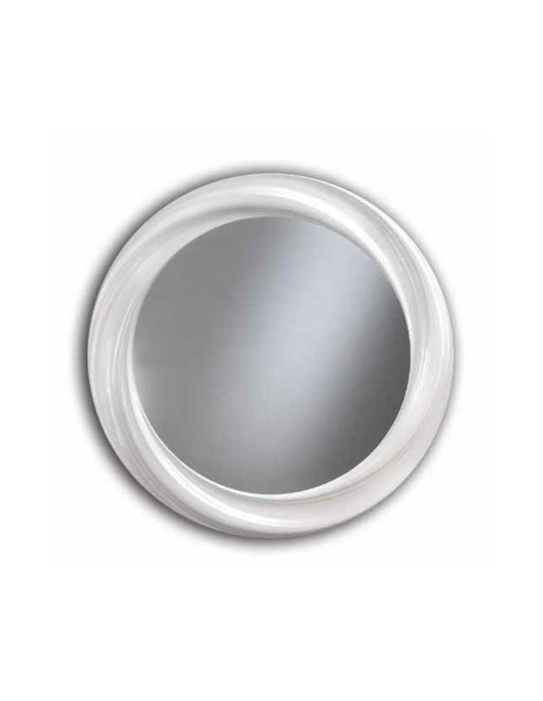 SPECCHIERA VORTICE LACCATA BIANCA MADREPERLA