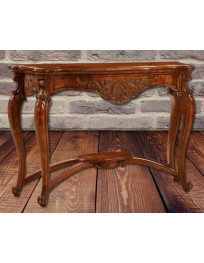 CONSOLLE SAGOMATA E INTAGLIATA 1 CASSETTO VERNICIATA