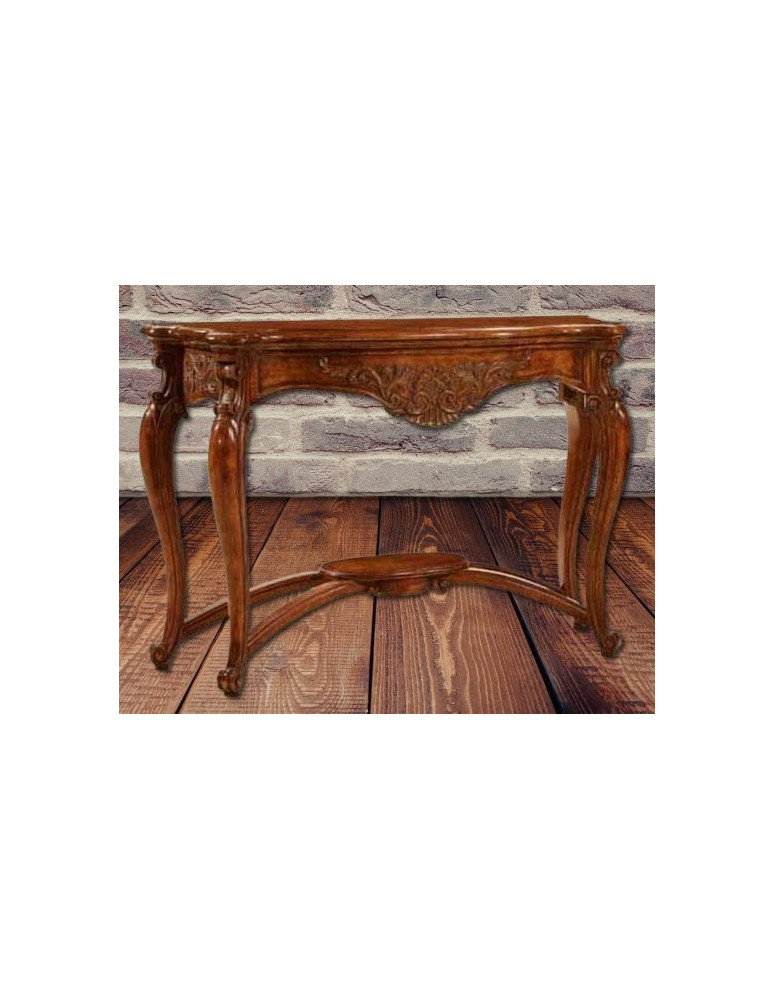 CONSOLLE SAGOMATA E INTAGLIATA 1 CASSETTO VERNICIATA