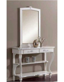 CONSOLLE 2 CASSETTI CON SPECCHIERA.