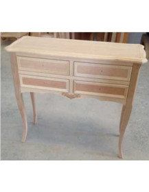 CONSOLLE CON 4 CASSETTI GREZZA