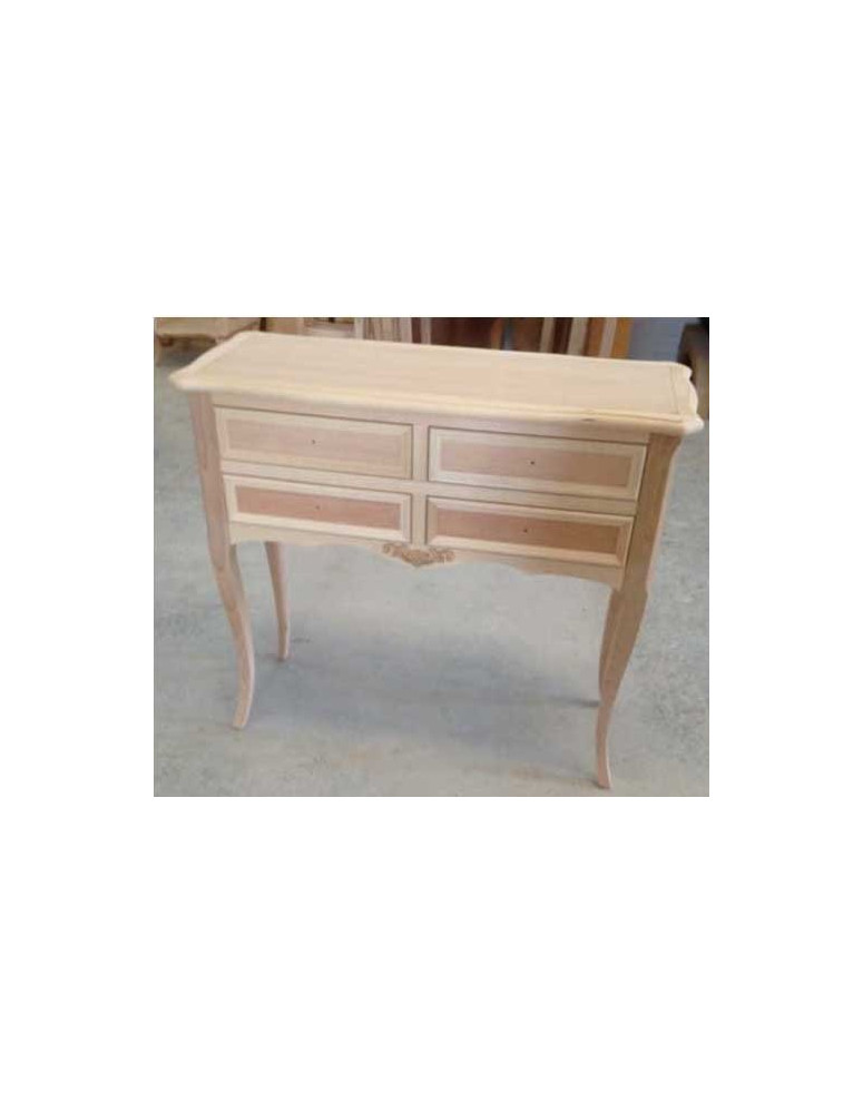 CONSOLLE CON 4 CASSETTI GREZZA