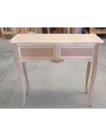 CONSOLLE CON DUE CASSETTI GREZZA