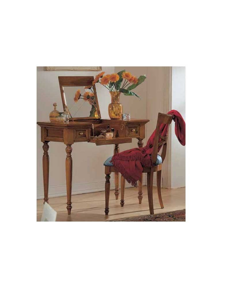 SCRITTOIO TOILETTE CON RIBALTINA CON RIGHE