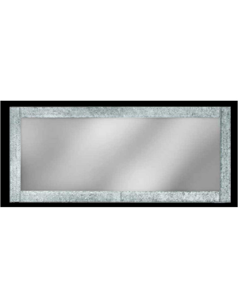 SPECCHIERA IN GRANIGLIA DI VETRO RETTANGOLARE